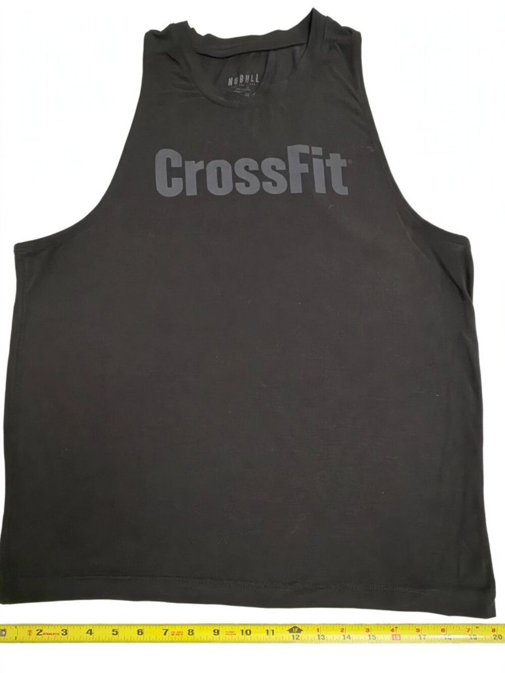 NOBULL CrossFit Tank Top Mens L Black Athletic Gym WOD Training